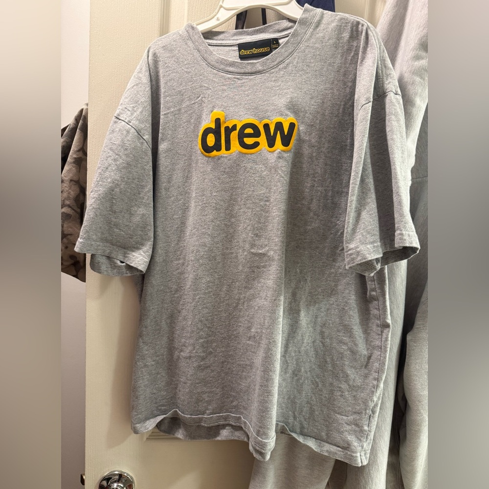 drew house secret ss tee - heather grey